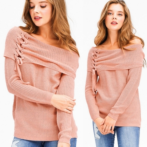 HP Off Shoulder Sweater - Picture 1 of 7